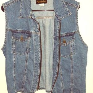 Vintage denim vest